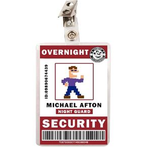 FNAF Michael Afton Security ID Badge