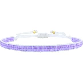 KELITCH Boho Miyuki Beads Bracelets Cuff Bangle Stackable Wrap Bracelets Women Handmade Friendship Bracelets Jewelry