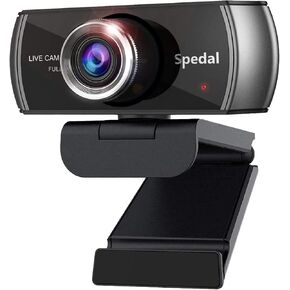 Spedal 4K UHD Webcam with Built-in AI Noise Reduction Dual Microphones,120° Wide Angle Zoomable Webcam with Remote and Software Control for Conferencing/Streaming/Online Teaching/Video Calling