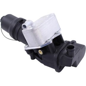 NewYall 2.0L Engine Oil Cooler with Filter Housing Assembly for Audi A3 A4 TT for Volkswagen Passat GTI Jetta 2005-2015