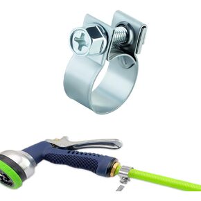 30 PCS 5/16 inch Fuel Injection Hose Clamp, Mini Fuel Injection Style Hose Clamp, Auto Fuel Clamps, for Diesel Petrol Pipe, 13-15mm