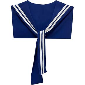 Sailor Collars Scarf for Women Top Fake Collar Necklaces Sailor Shawl wraps Match Sweater Shirt Dress