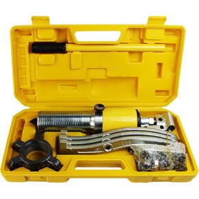 HFS(R Hydraulic Gear Puller Wheel Bearing Pulling Separator 3 in 1 Pump Oil Tub (15 TON)