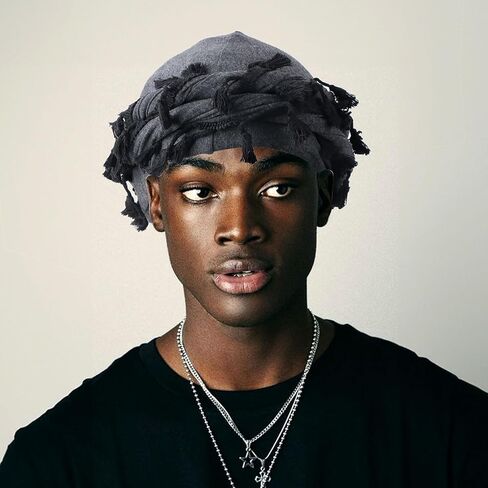 3PCS Turban for Men- Satin-Lined Durag Head Wrap for Fashion & Comfort - Multipurpose Head Scarf for Men and Women in Kuwait