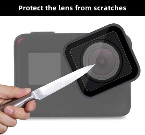 Lens Replacement Kit for GoPro Hero 5/4 Session Protective Lens Repair Parts (Black) in Saudi Arabia