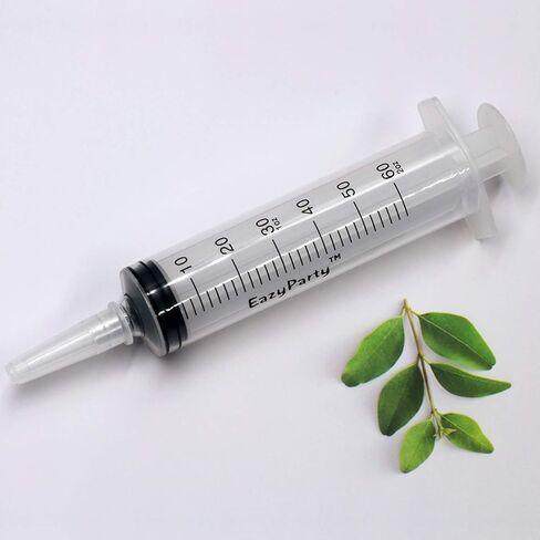 Jello Party Syringes with 5 Extra Caps, 30 Pack Reusable 2oz Plastic Party Syringes, and Cleaning Brush,great for filling Jello, Pudding, Patrick's Day, Graduation party in Saudi Arabia