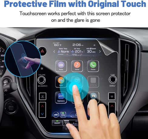 SHAOHAO for 2023 Subaru Ascent Screen Protector 2023 Ascent Screen Protector 11.6 In، for 2023 Subaru Ascent، Premium، Onyx Edition، Limited، Onyx Edition Limited، Touring Screen Protector 11.6 بوصة 2023 Subaru Ascent Accessories غطاء شاشة 2023 Ascent in Kuwait