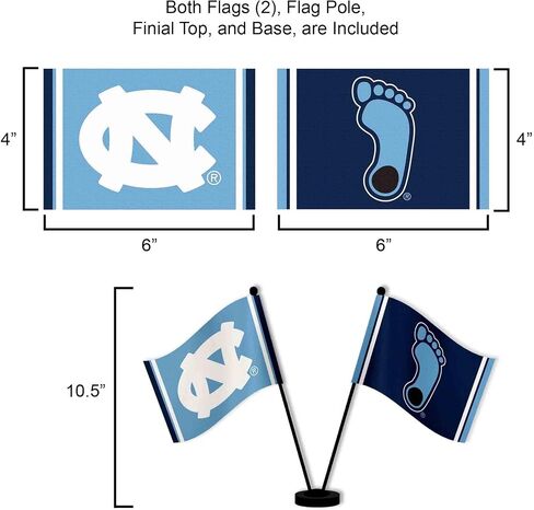 WinCraft UNC Tar Heels Desk and Table Top Flags in Saudi Arabia