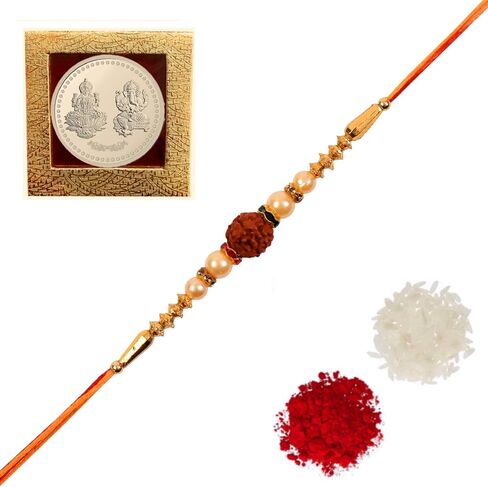 Rakhi for Brother/Rakhi/Rakhi Set/Rakhee/Designer rakhi/Send rakhi to USA/Rakhi for Brother with Gift Set/Rakhi Bhaiya Bhabhi/Rakhi Card in Kuwait