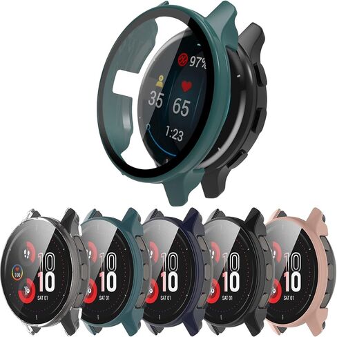 4-Pack Screen Protector Compatible with Garmin Venu 2 Plus Case, Soft TPU Plated Case All-Around Protective Full Cover Face Bumper Compatible for Garmin Venu 2 Plus in Saudi Arabia