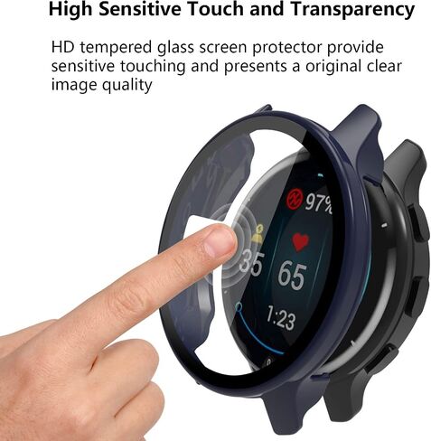 4-Pack Screen Protector Compatible with Garmin Venu 2 Plus Case, Soft TPU Plated Case All-Around Protective Full Cover Face Bumper Compatible for Garmin Venu 2 Plus in Saudi Arabia