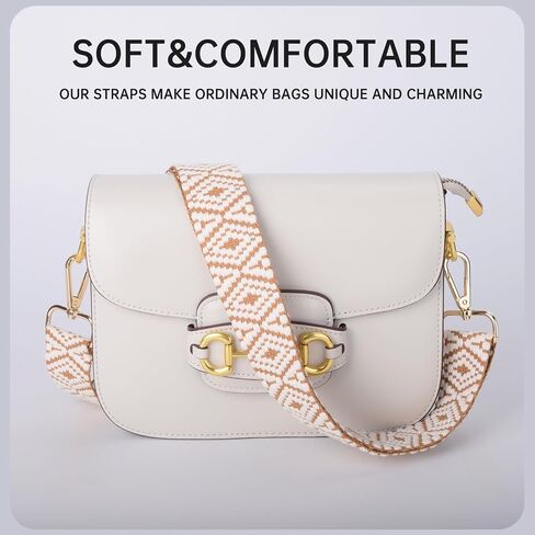 Purse Straps Replacement Crossbody Bag Strap for Purses Adjustable Wide Shoulder Straps for Women Handbags in Saudi Arabia