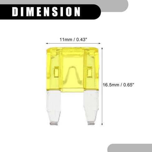 5 Pcs Mini 30AMP APM/ATM Universal Car Fuse Blade Style Fuses Short Circuit Protection - Automotive Car Boat Truck SUV RV - Plastic Metal Deep Green in Kuwait