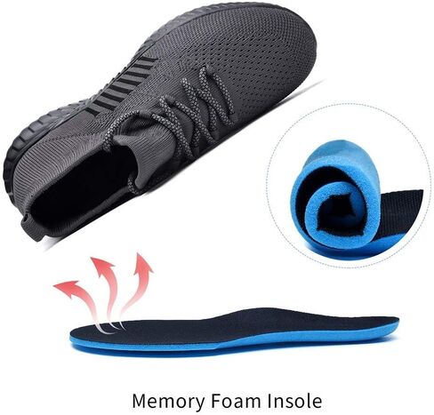 Wryweir Men's Slip-Ons Sock Walking Shoes - Mesh Breathable Slip On Athletic Casual Fashion Shoes Sneakers Loafers Like Wear Socks in Saudi Arabia