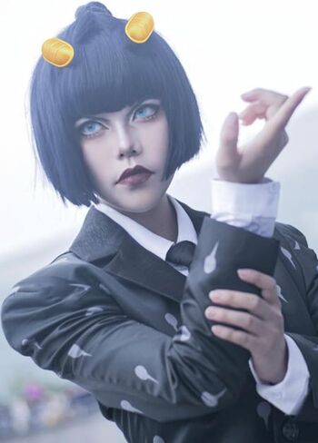 C-ZOFEK Men's Anime Cosplay Wig Short Balck Halloween Classical Slicked-back Hair (Black) in Saudi Arabia