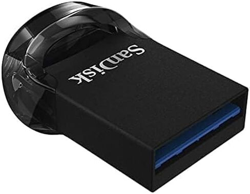 SanDisk 128GB Ultra Fit USB 3.1 Flash Drive - SDCZ430-128G-G46, Black in Saudi Arabia