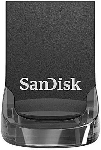 SanDisk 128GB Ultra Fit USB 3.1 Flash Drive - SDCZ430-128G-G46, Black in Saudi Arabia
