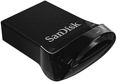 SanDisk 128GB Ultra Fit USB 3.1 Flash Drive - SDCZ430-128G-G46, Black in Saudi Arabia