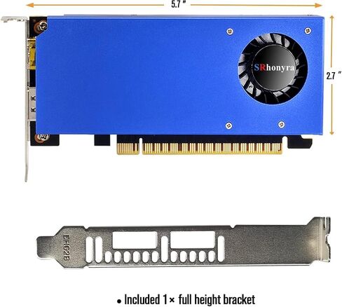 GeForce GTX 1050 4GB Low Profile Graphics Card GDDR5 128 Bit 2 Monitor Video Card HDMI 2.0 Display Port 1.4 PCI Express 3.0 x16 Bus Powered in Kuwait