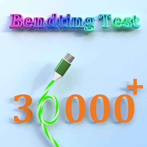 Led USB C Charging Cable 2 Packs 6.6FT Light Up Type C Charging Cord Fast USB C Charger Compatible with Samsung Galaxy S21 S20 S10 S9 S8 Note 20,LG V30 V20 G6 (6.6ft,Blue& Colorful) in Saudi Arabia