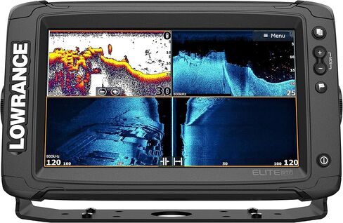 Elite-9 Ti2-9-inch Fish Finder Active Imaging 3-in-1Transducer, Wireless Networking, Real-Time Map Creation Preloaded C-MAP US Inland Mapping … in Saudi Arabia