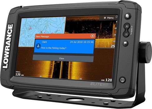 Elite-9 Ti2-9-inch Fish Finder Active Imaging 3-in-1Transducer, Wireless Networking, Real-Time Map Creation Preloaded C-MAP US Inland Mapping … in Saudi Arabia