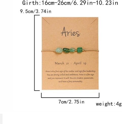 2Pcs Zodiac Tie Bracelets Manifestation Zodiac Signs Bracelet Spirit 12 Constellation Handmade Bead Woven Multilayer Adjustable Leather Bracelet Jewelry Accessories Gift for Constellation Lover in Saudi Arabia