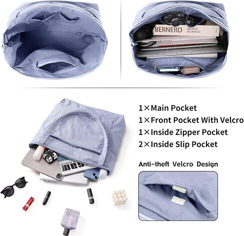 Corduroy Tote Bag for Women Large Hobo Bags Tote Bag with Zipper Casual Shoulder Handbags Work Shopping Bag in Saudi Arabia