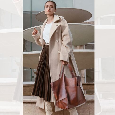 NICOLE & DORIS Large Carry on Handbags Oversized Tote Bags for Women Hobo and Shoulder Bags Soft PU Leather Shopping Bag in Saudi Arabia
