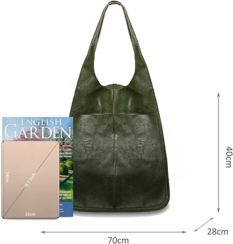 NICOLE & DORIS Large Carry on Handbags Oversized Tote Bags for Women Hobo and Shoulder Bags Soft PU Leather Shopping Bag in Saudi Arabia