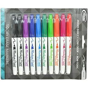 MEGA Brands, Inc Board Dudes SRX 10ct Asst. Medium tip Dry Erase Marker