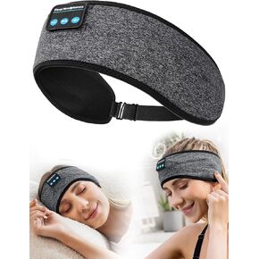 Music Sleep Eye Mask,Upgraded Travel Sleeping Headset,Sleep Eye Shades Built-in Speakers Microphone Washable