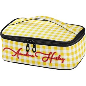 Kids Lunch Bag Blue Red Fiery Dragon Insulated Reusable Lunch Bag Animal Lunch Box for Women School Office Picnic