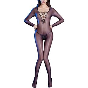 Women'S Bodystocking Shiny Pantyhose Body Stockings For Women Sexy Nylon Full Body Stocking