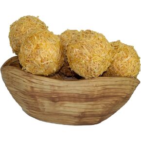 Set of 6 Larger Vase Filler Balls wood Excelsior natural decorative Moss Decorative Balls, Vase Bowl Filler Balls Hanging Balls for Christmas Centerpieces Home Tree Garden Wedding Party Coffee Table
