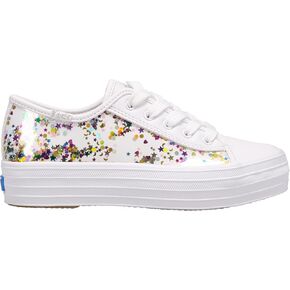 Keds Girl's Triple Up-Glitter Under Glas (Little Big Kid) Sneaker