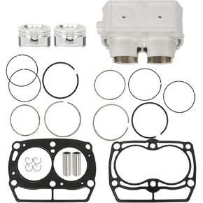 WFLNHB Cylinder Piston Ring Gasket Kit Replacement for Polaris Ranger 800 Ranger Crew 800 RZR 4 800 S Sportsman 800 3021639 3021635 3021638