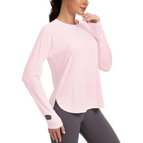 Women's Sun Shirts UPF 50+ Long Sleeve Uv Protection Shirts Lightweight Quick Dry SPF Clothing Outdoor Hiking Tops