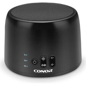 White Noise Machine, Sleep Sound Machine - 24 High Fidelity Soothing Fan & White Noise Sounds, Timer & Memory Feature, Portable Office Privacy or Travel Sleep Therapy for Baby, Kids, Adults