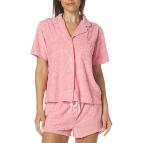 PJ Salvage Women's Loungewear Terry Tropics Short Sleeve T-Shirt