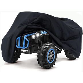 ATV Covers Waterproof Quad Covers, 86'' XXL Size Windproof & Anti-UV 4 Wheeler Covers Used for Polaris Yamaha Suzuki Honda Kawasaki Kart