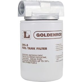 GOLDENROD (595-3/4) USA Made Canister Fuel Tank Filter with 3/4" NPT Top Cap