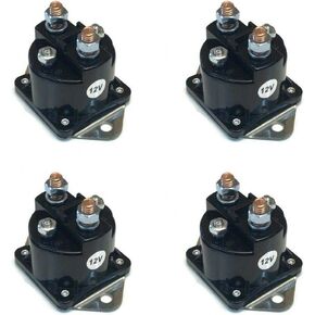 (4 Pack) HD Winch Solenoid Relay for SAZ-4201EY, SAZ-201EY, SAZ-4201GL, SAZ4201GL