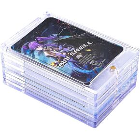 Card Protectors 10 Case Sleeves Clear Card Brick Top Loaders + 50 Protective Sheath Fit for Trading Cards Standard Sports Baseball Football Cards Basketball in Saudi Arabia