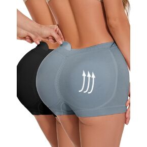 Butt Lifter Panties Shaperwear for Women Seamless Hip Enahncer Body Shaper Boyshort Padded Underwear