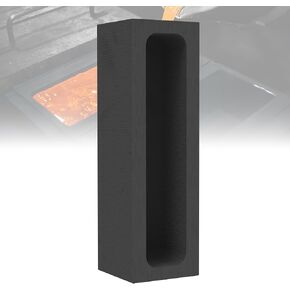 GanFindX 2 PCS (4.5KG Au-245ML) Pure Graphite Ingot Molds for Melting Casting Refining Gold Silver Metal Aluminum Copper Brass with Packing Box