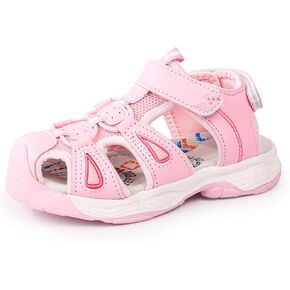 seannel Kids Athletic Sandals Boys and Girls Outdoor Hiking Sports Closed-Toe Sandal Pool Beach Shoes Summer Water shoes