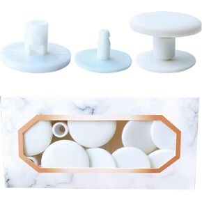 Lopau Replacement Buttons for Bogg Bag, 5 Sets Clips for Plastic Handle Strap, Replacement Snap Strap Accessories, Rubber Tote Straps Handles Snap, Repair of Beach Bag and Pool Bag for Women Girls