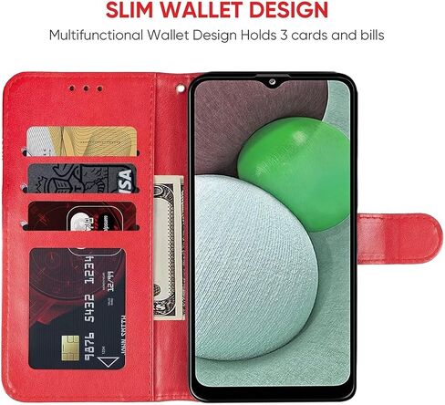 حافظة Bohefo لهاتف Galaxy A03S، حافظة محفظة Samsung A03S SM-A037U مع واقي شاشة من الزجاج المقوى، حافظة بطاقات ائتمان قابلة للطي من جلد ماندالا لهاتف Samsung Galaxy A03S أرجواني in Kuwait