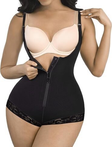 SHAPELLX Fajas Colombianas Shapewear for Women Tummy Control Plus Size Postpartum Body Shaper Butt Lifting Bodysuit in Saudi Arabia